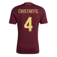 Fotballdrakt Herre AS Roma Bryan Cristante #4 Hjemmedrakt 2024-25 Kortermet